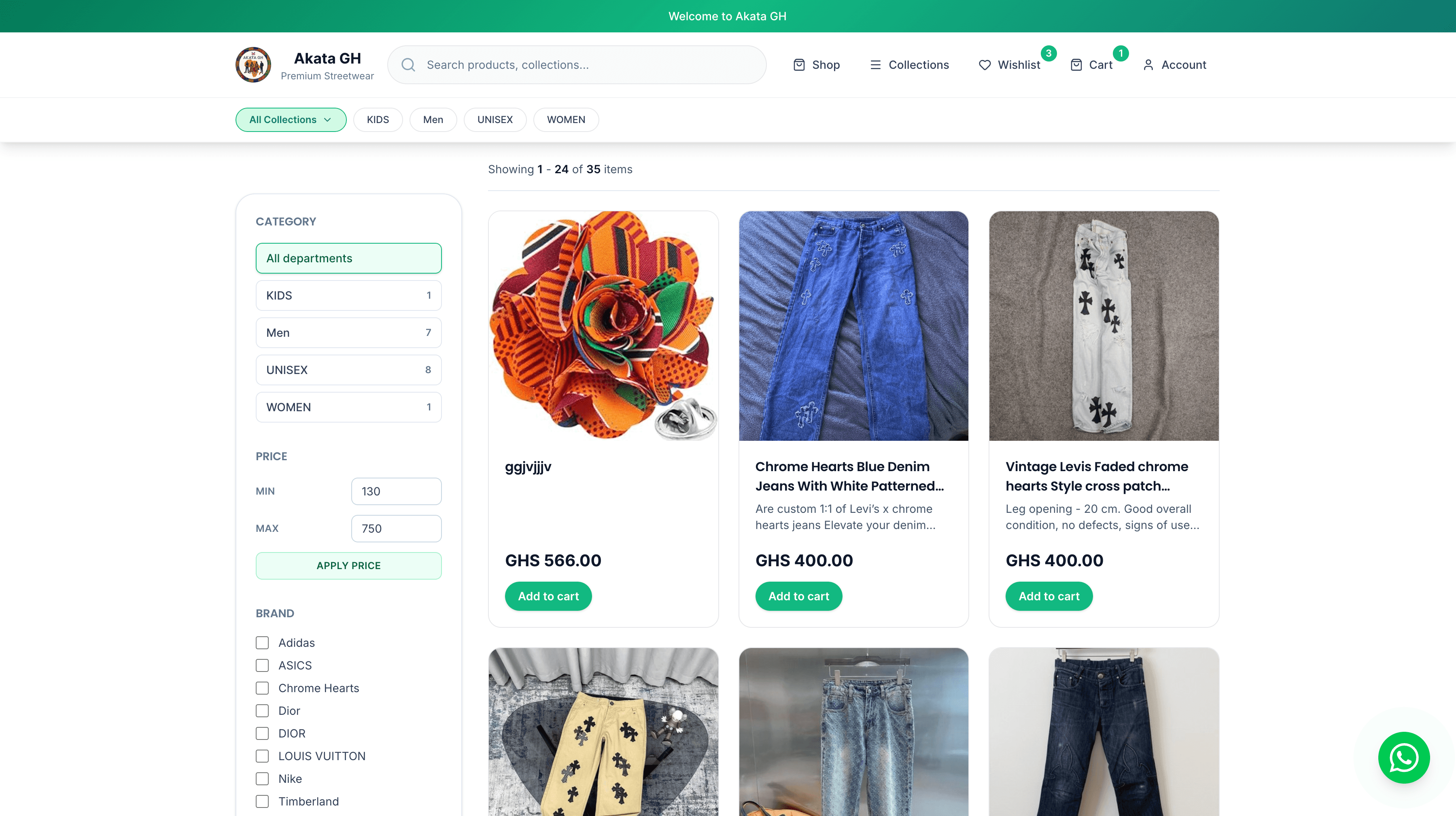 Akata GH – Premium Streetwear screenshot